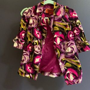 Floral Winter Coat